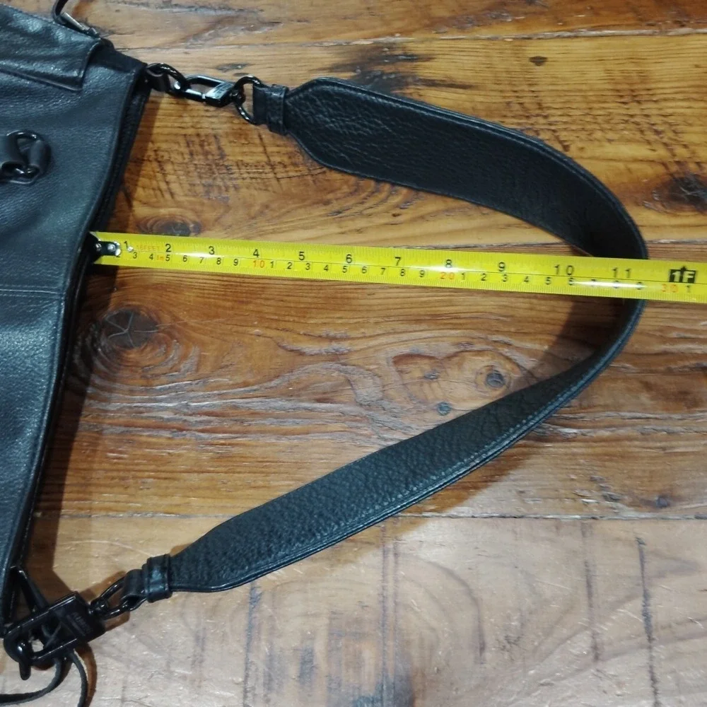 Aimee Kestenberg Lennox Satchel in Black Leather Handbag